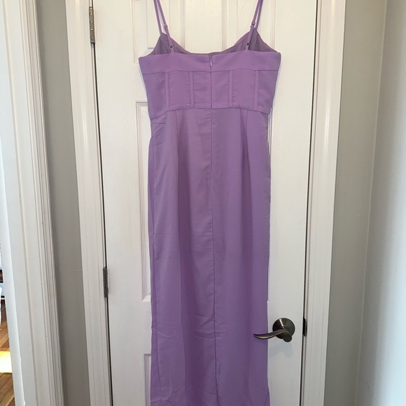 NWT Showpo brand chiffon lilac gown - Picture 4 of 5